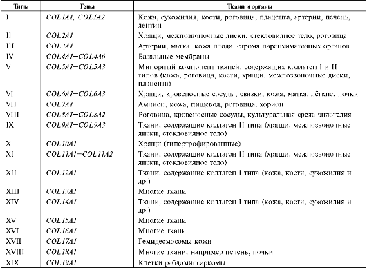 Виды коллагена. Распределение различных типов коллагена. Распределение коллагена в тканях и органах. Типы коллагеновых волокон таблица. Таблица распределения различных типов коллагена.